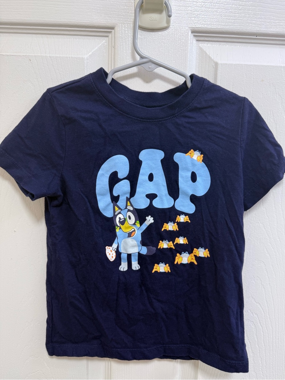 Baby GAP Bluey Navy Short Sleeve Tee, Size 5